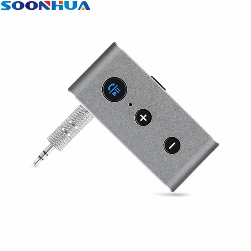 SOONHUA Portable Bluetooth4 2 Receiver 3 5mm Converter Music Mini Wireless Adapter With Car Aux Cable Free for Speaker Headphone