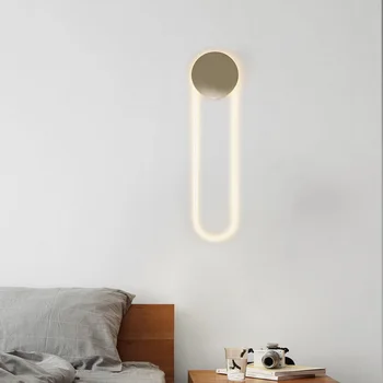 

loft led wall light wall light wood corridor dining room bedroom luminaria de parede home deco