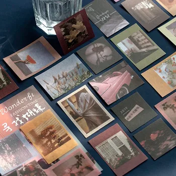 

100Pcs/Set Ins Style Decorative Writable Paper Stickers Scrapbooking Stick Label Diary Stationery Album Stickers