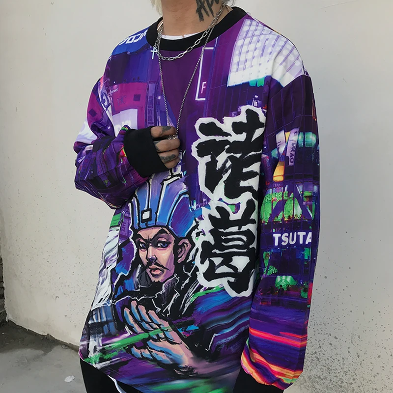 

Dark Icon 3D Printed Hip Hop Sweatshirt Men Round Neck Streetwear Men's Sweatshirt
