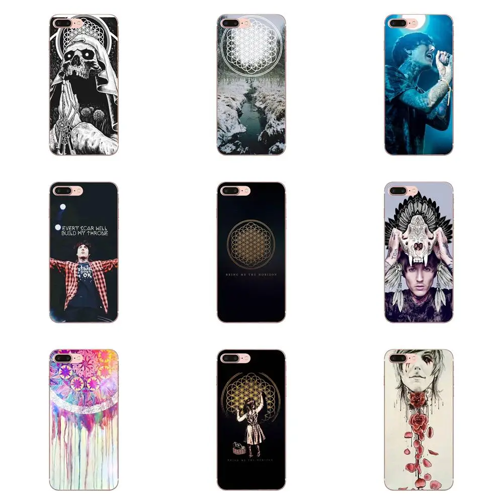 TPU Quinn Phone Bmth Skull Head Bring Me The Horizon для Samsung Galaxy A51 A71 A81 A90 5G A91 A01 S11 S11E S20 Plus Ultra | Мобильные