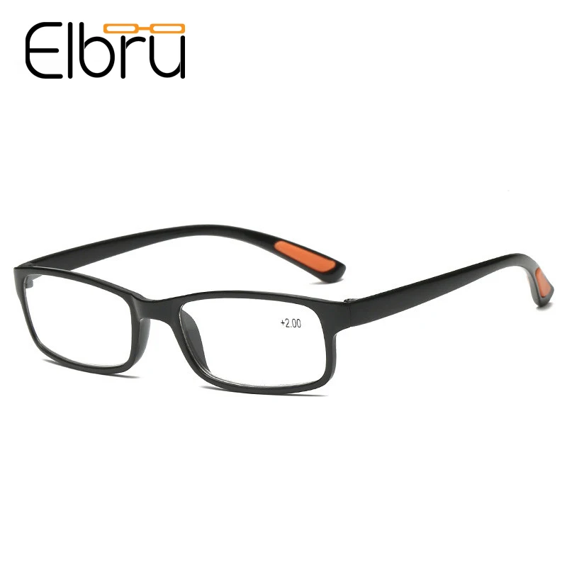 

Elbru TR90 Reading Glasses Ultra-light Women&Men Clear Lens Presbyopic Eyeglasse Magnifying Eyewear +1.0to+4.0
