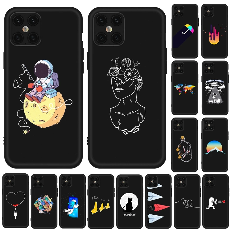Чехол с принтом воздушного змея для iPhone 11Pro 12 5 4 '཈ Max Se 2 2020 матовый Силиконовый