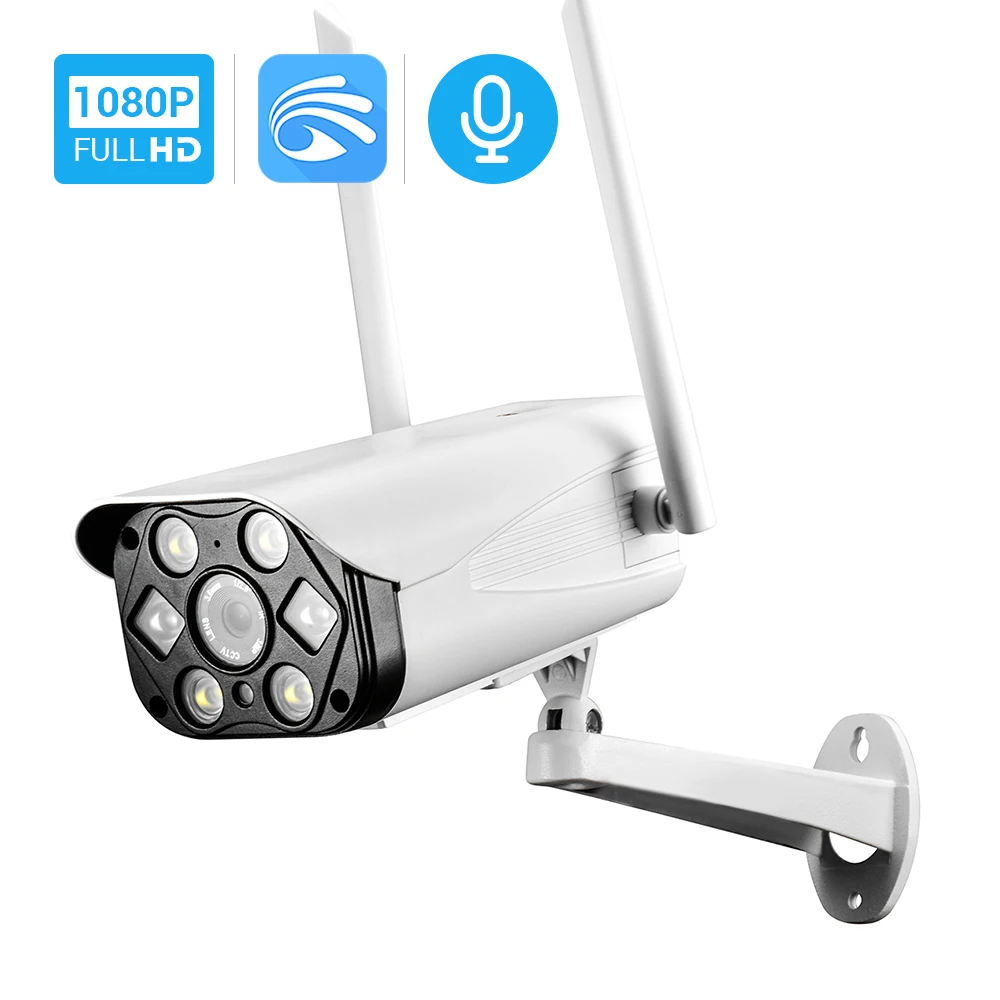 HD 1080P Yoosee Wifi Camera Wired Wireless ONVIF IP Camera Waterproof Dual Light Email Alert Two