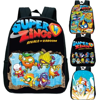 

Cool Pattern Children Super Zings Kindergarten Backpack Primary Schoolbag Superzings Bookbag Rucksack Kids Start School Gift