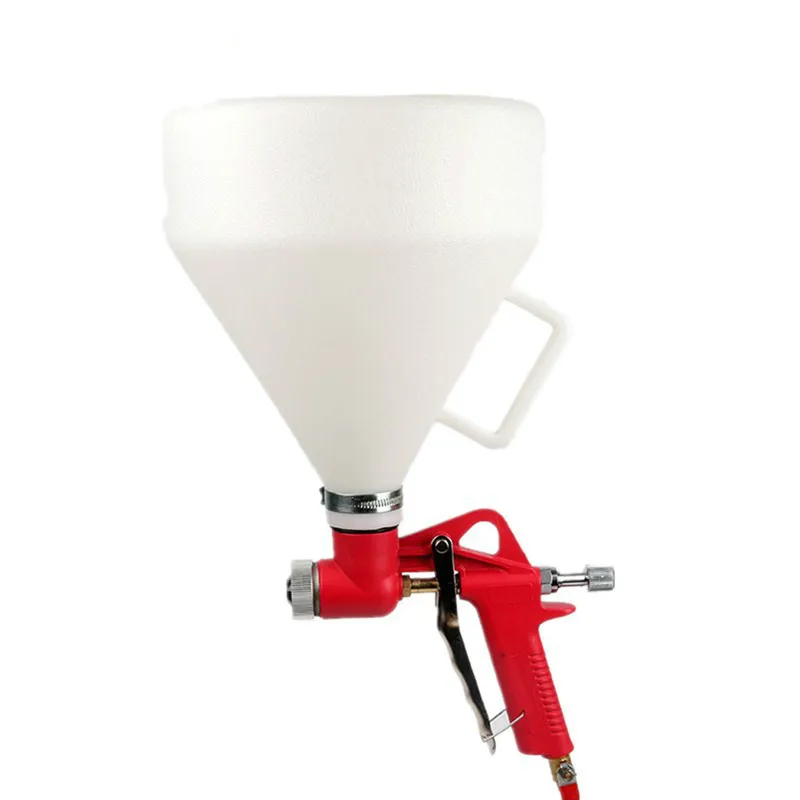 6L пластиковая воронка распылитель воздуха распылитель пистолет Универсальный потолочный стены текстура пистолет-распылитель 4/6/8 мм внешний вид здания тиснением Краски Спрей Инструмент