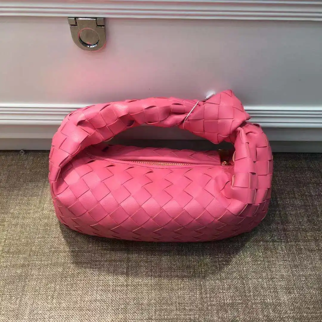 2022 Cow Split Leather Knot Bag Weave Cow Split Leather Handmade Sling Bags Luxury Brand Designer Bags Hobo Totes 