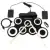 Портативный USB MIDI Digital Roll Up Electronic Drum Kits Digital Portable Roll Up Electronic Drum Kits Pad with Pedal Drum Sticks