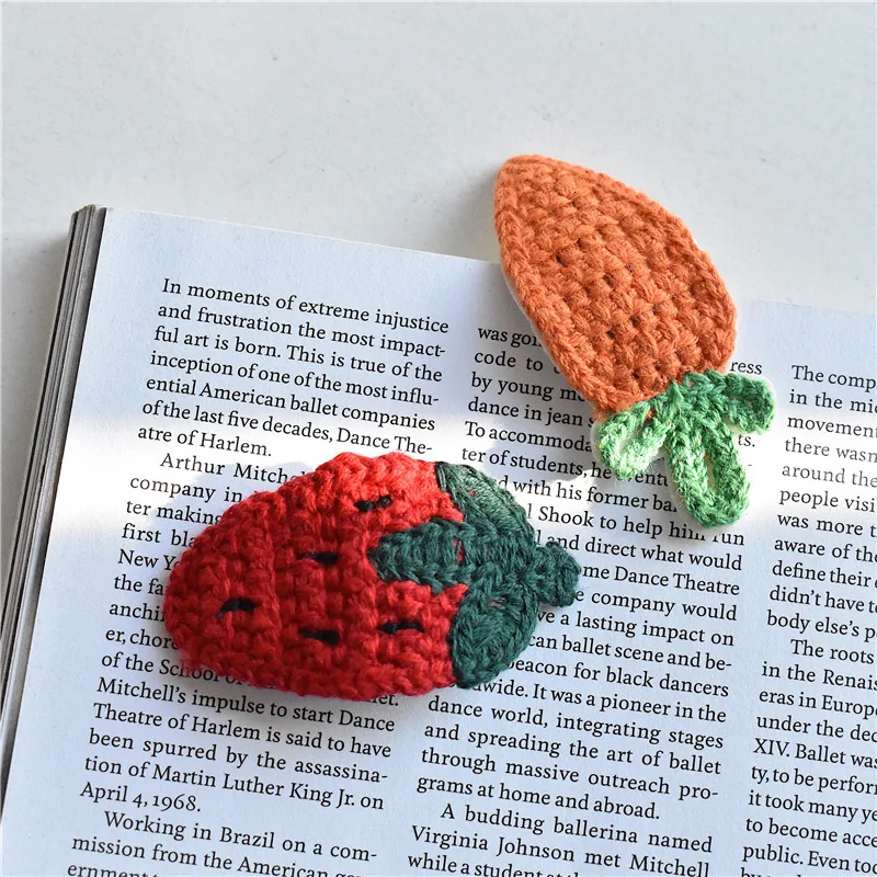 Winter Girls Handmade Knitting Cute Fruit Carrot Strawberry Hairpins Children Lovely Hair Clips Barrettes Kids Accessories | Украшения и
