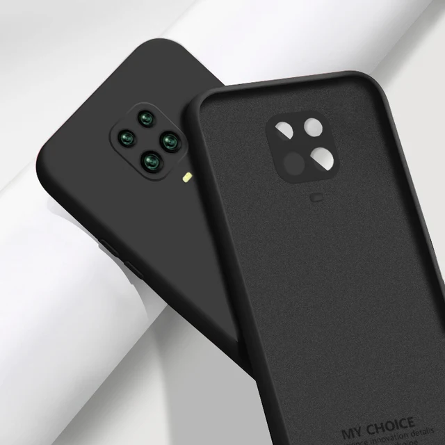Liquid Silicone Case Cover For Xiaomi POCO X3 Pro M3 F3 X3 GT 10T Redmi Note 10 Pro 8 9A 9T Soft Case For Redmi Note 9 Pro Case black