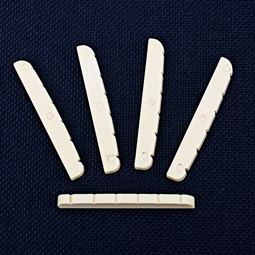 5pcs 6 String Electric Guitar Nut Saddle for ST TL Guitar Replacement Accs