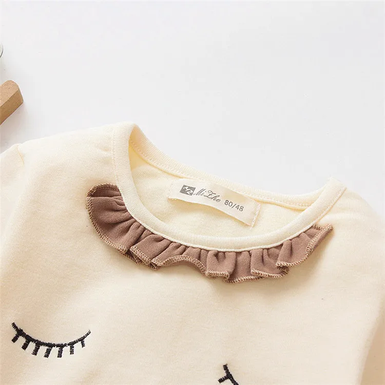 Benemaker/Новинка; Весенняя футболка с длинными рукавами для малышей; Одежда для девочек; Одежда для новорожденных; Детские топы; детский пуловер; футболки; YS012