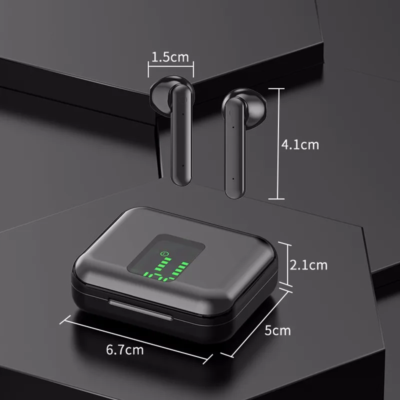 X15 TWS Bluetooth Headphone Wireless Earphones LED Display Bluetooth 5 0 Sport Headset Earbuds Airbuds for Iphone Samsung Xiaomi