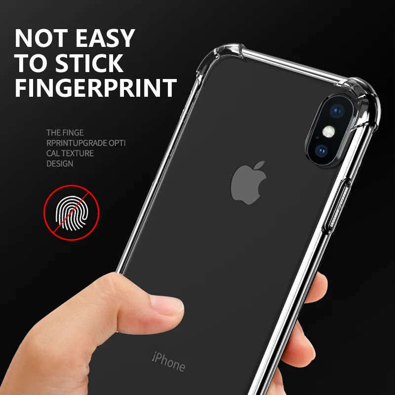 Alppe для IPhone 11 чехол из прозрачного силикона телефона X XS XR Max 8 7 6 6S Plus Прозрачная