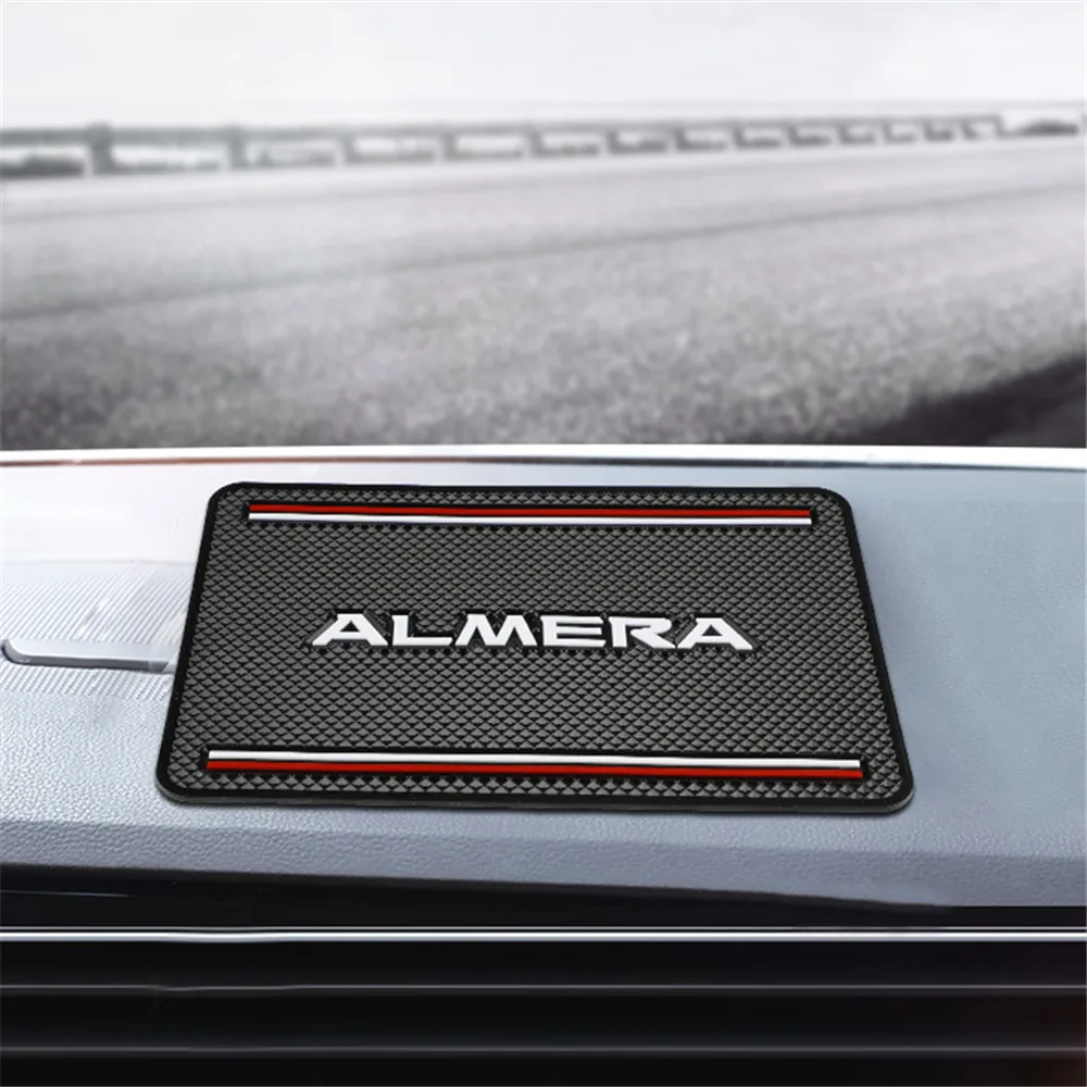 Car Anti-Slip Mat Dashboard Sticky Pad Non-slip Mat Holder for Nissan Almera G15 N16 Car-Styling Accessories