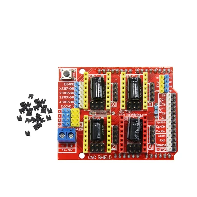 RAMPS CNC Shield V3 Engraving Machine 3D Printer A4988 Driver Expansion Board for Arduino Carving Integrated Circuits 3D Printer - Image 2