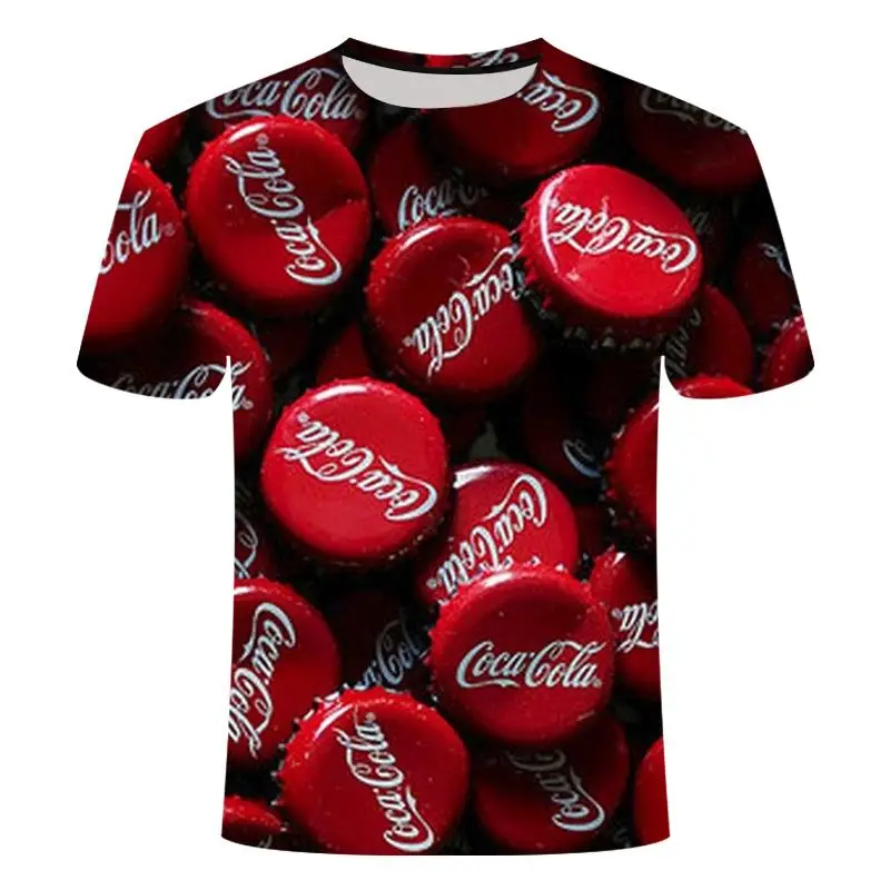 Fun T-Shirt Summer Men's Brand Round Neck T-Hirt Bell Beer Short Sleeve 3D TShirt Digital Printing T-Shirt Fun T-Shirt Summer Men's Brand Round Neck T-Hirt Bell Beer Short Sleeve 3D TShirt Digital Printing T-Shirt