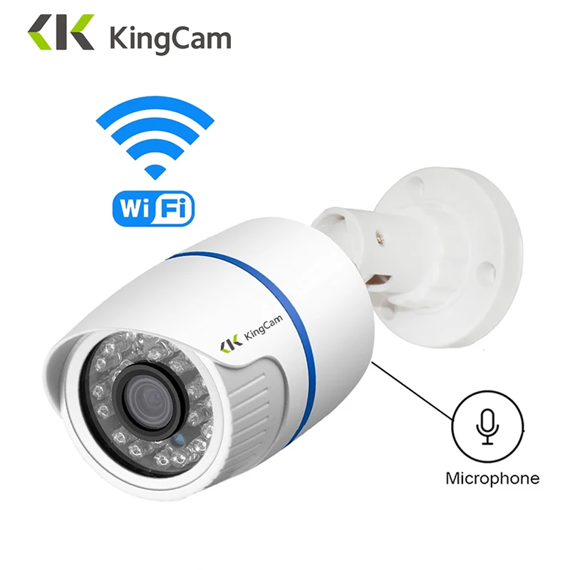 Kingcam наружная HD 1080P Wifi IP камера беспроводная P2P CCTV пуля безопасности Поддержка Miscro