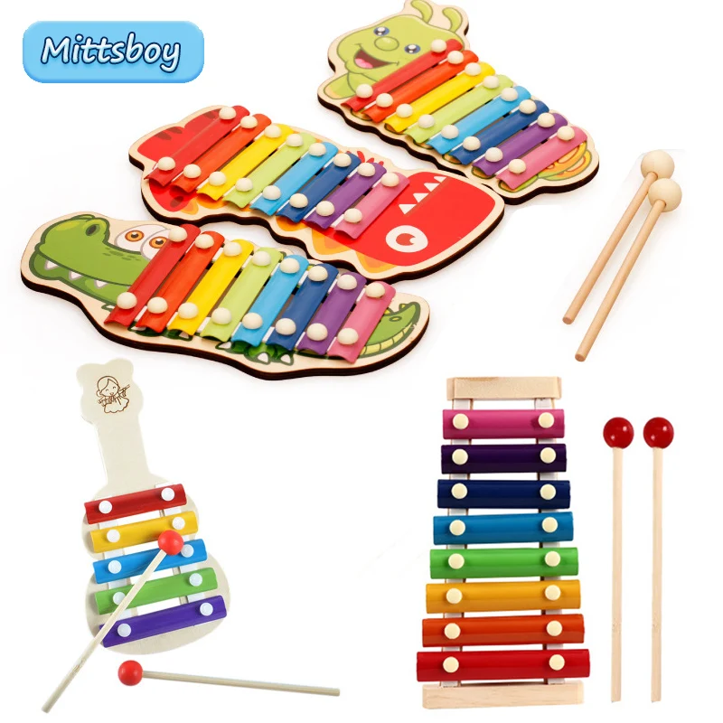 

Детские развивающие игрушки Монтессори, деревянные 3D головоломки, искусственный музыкальный инструмент, музыкальная игрушка, сенсорная математика, игрушки для мозга