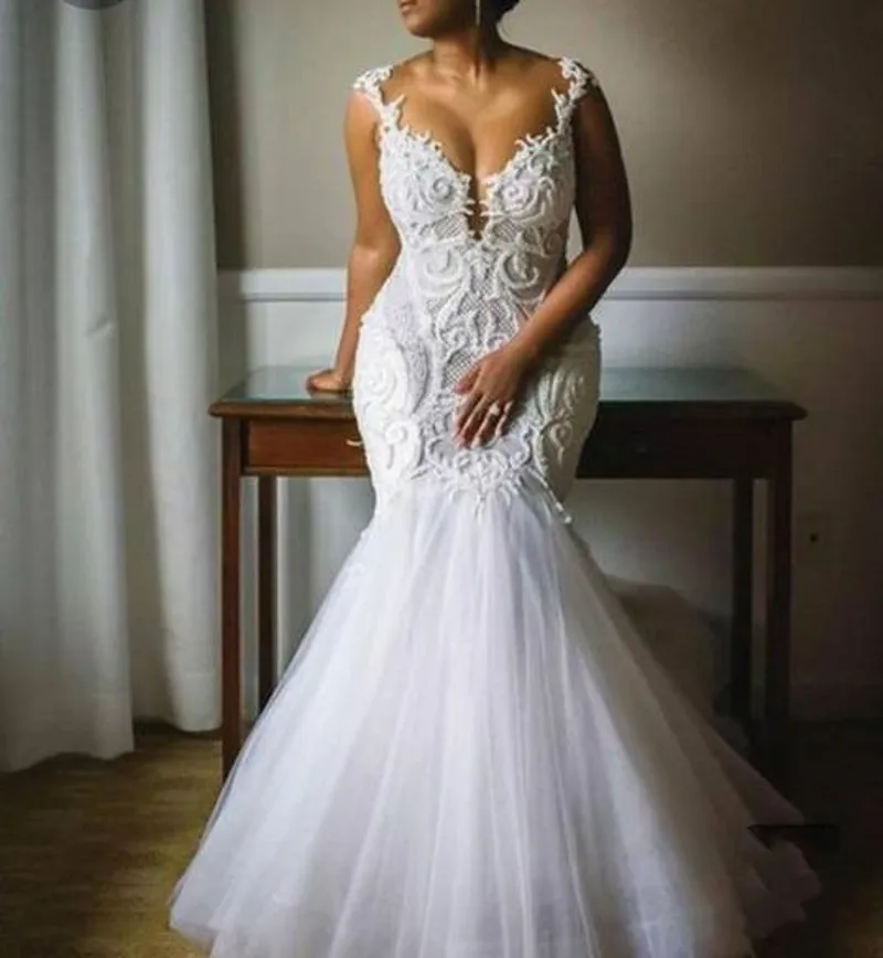 Vestido De Noiva 2020 Trouwjurken Robe De Mariee Custom Made Lange Bruidsjurken Mermaid Chic Applique Bridal Dress Vestido De Noiva 2020 Trouwjurken Robe De Mariee Custom Made Lange Bruidsjurken Mermaid Chic Applique Bridal Dress