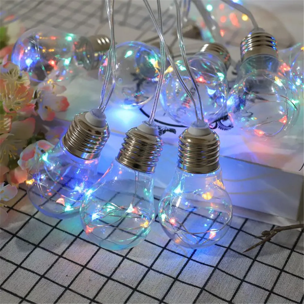 Solar String Light Outdoor Edison Vintage Plastic 10 Lampen Opknoping Waterdichte String Lights Voor Deck Yard Tenten Party Decor Holiday Lighting Aliexpress