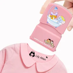 Sello de nombre personalizado para niños, pegatinas de nombre impermeables para ropa de guardería, lindo sello de nombre para ropa, impermeable, no se decolora
