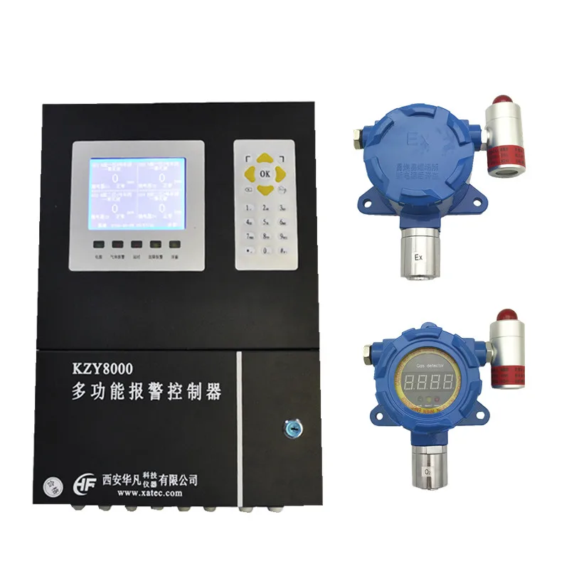 

Industrial fixed Natural Gas LPG Leak alarm detector system RS485 output