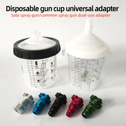 Adaptateur de connecteur de pistolet de pulvérisation, joint de Pot 16X1.5 3/8PF 1/4PF pour pistolet de pulvérisation jetable tasse à mesurer pour SATA devikiss 