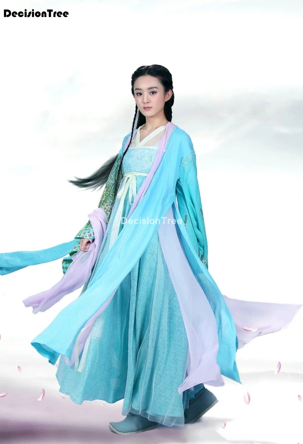 2021 китайский костюм ханьфу старинный для ТВ игр ханьский косплея hanfu Женский