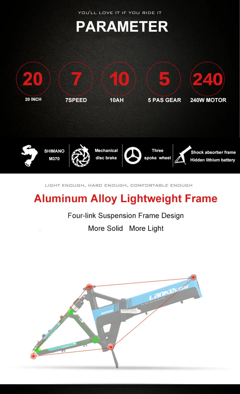 Excellent Folding Electric Bicycle Two Wheel Electric Bicycle 20 Inch 48V 240W Motor Lightweight Aluminum Alloy Protable Electric Bike 8 Excellent Folding Electric Bicycle Two Wheel Electric Bicycle 20 Inch 48V 240W Motor Lightweight Aluminum Alloy Protable Electric Bike 8