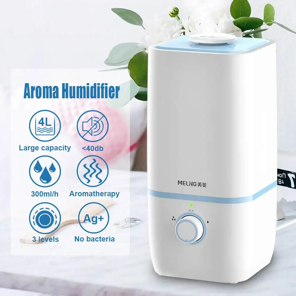 

4L USB Electric Aroma Air Diffuser Ultrasonic Air Humidifier Essential Oil Aromatherapy Cool Mist Maker For Home Room Office