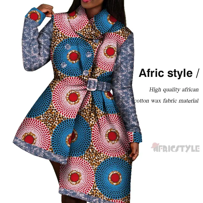 

Summer Short Sexy Africa Women Dress African Traditional Pattern Printed Dresses Front Zipper Plus Size Party Dresses WY7327