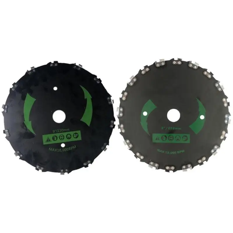 

Brush Cutter Trimmer Head Round Blade Round Cutting Disc Lawn Mower Accessories Sharp Cutting High Efficiency Anti-rust