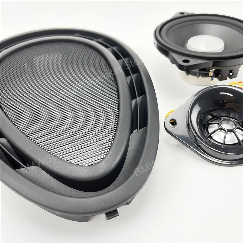 Cover Altoparlanti Porta In Stile Carbonio Per Mini Cooper F55 F56 F57 (2014-2021) | 4 Pezzi Di Ricambio - 5