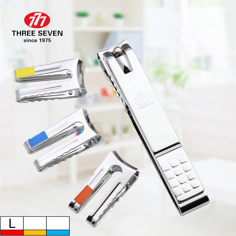 THREE SEVEN/777 Replaceable Nail Clippers Trimmers H-carbon Steel Manicure Care Professional Pedicure Nail Tool Home Care Series