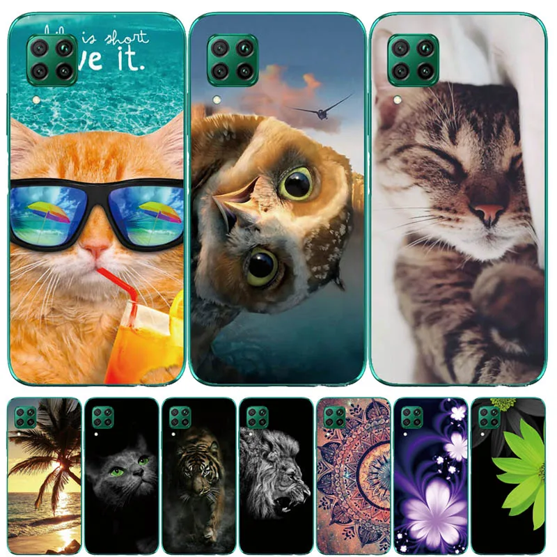 Новый чехол из ТПУ для Huawei P8 P9 Lite 2017 P10 P20 P30 Pro P40 E мягкий силиконовый чехол-бампер