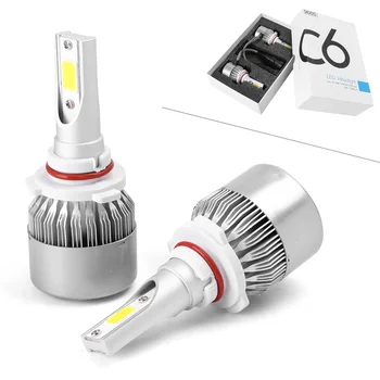 

2pcs COB H7 C6 8000LM 9006/HB4 LED Universal for Cars Trucks Headlight Conversion Kit Hi/Lo Beam Bulb 6000K Replacement Bulb