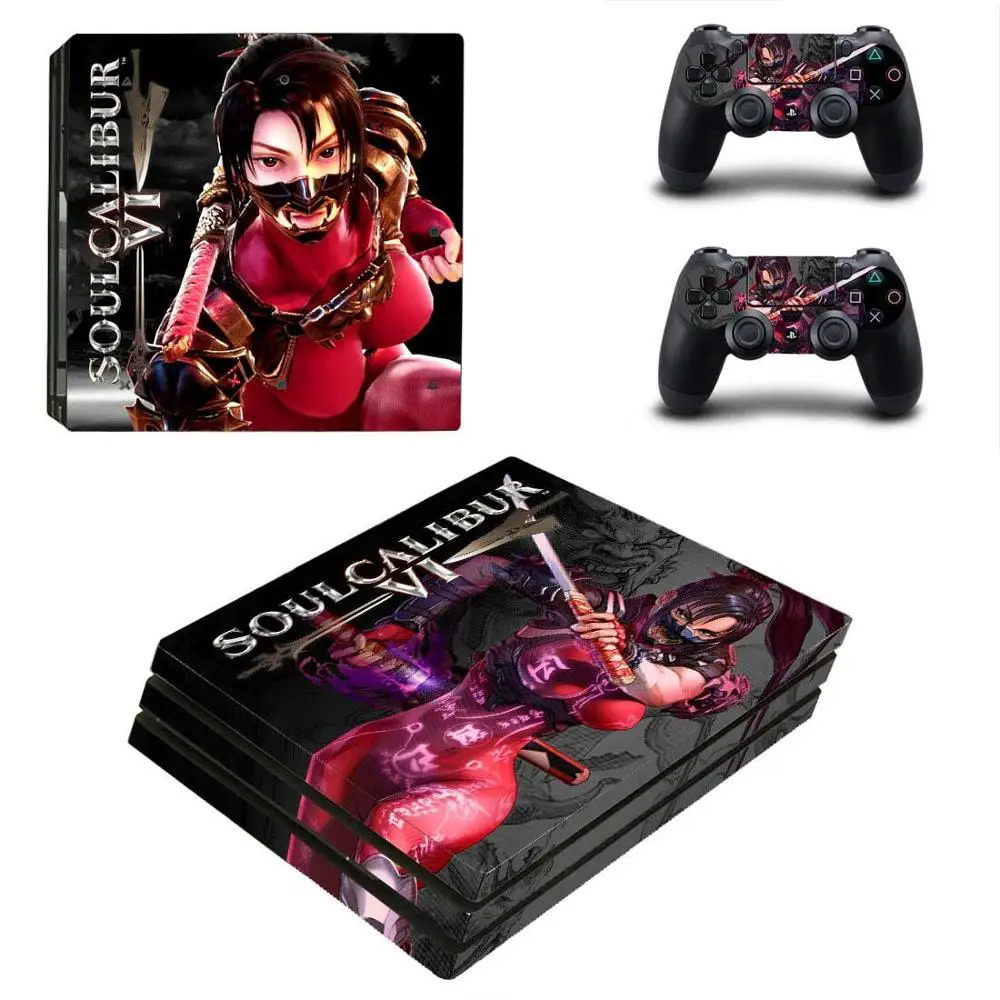 SoulCalibur VI PS4 Pro стикер s PS 4 Play станция 4 Pro виниловые наклейки на кожу наклейки для playstation 4 Pro консоль и контроллер