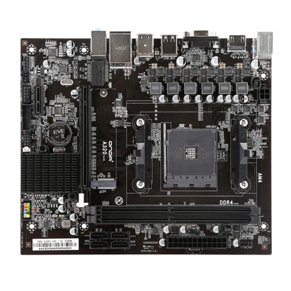 

HDMI DDR4 AMD Motherboard For LGA AM4 Socket Ryzen Series AM4 A320V desktop Disk array sata 3.0 USB 3.0 32G Dual channel Memory
