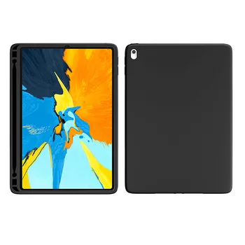 

Shockproof Pencle Holder Case For Apple iPad Pro 11 inch Funda, Cute Bean Soft Silicone Rubber Children Protective Tablet Cover