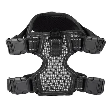 

Adjustable Pet Dog Harness Vest Comfortable Breathable Walk Safety Back Range No Pull Pet Vest Dog Supplies Easy Control