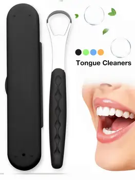 

1PcsTongue Brush Tongue Cleaner Scraper Cleaning Tongue Scraper For Oral Care Oral Hygiene Keep Fresh Breath