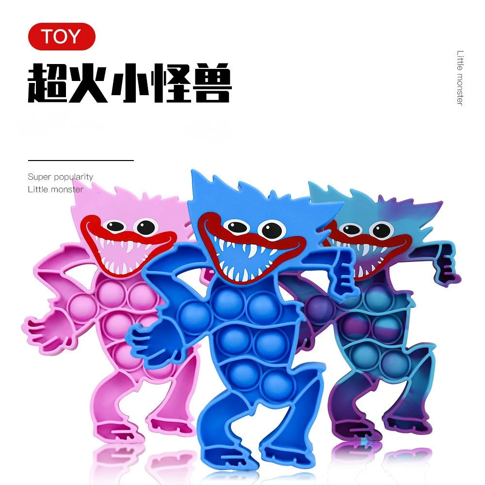 Silicone pop Huggys Wuggys Fidget Toys Antistress Monster Poppys Playtimes Decompression Relief Push Bubble plush Doll | Дом и сад