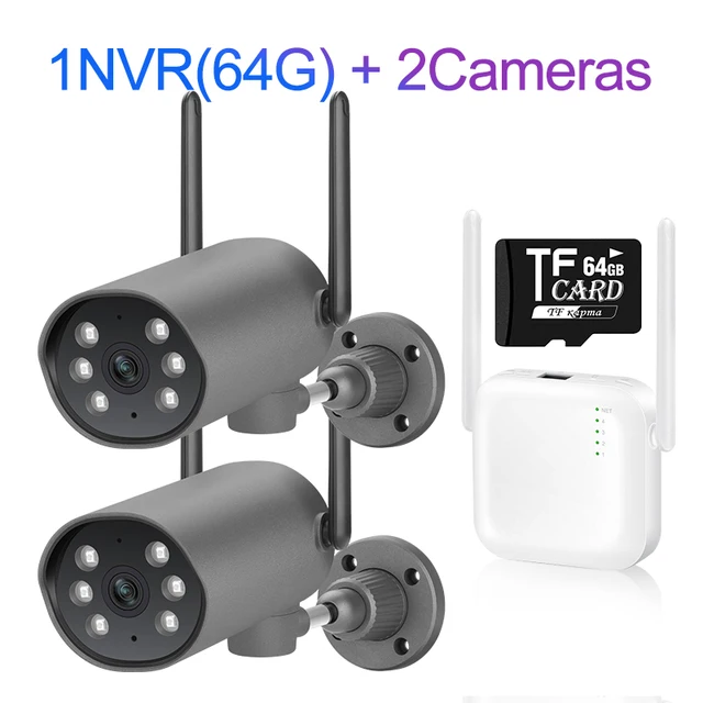 1 NVR 64GB 2 CAM