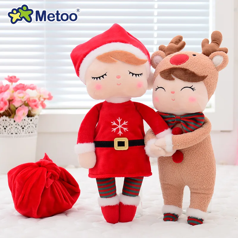 Рождественские куклы Metoo кукла плюшевые игрушки для девочек милые Мультяшные