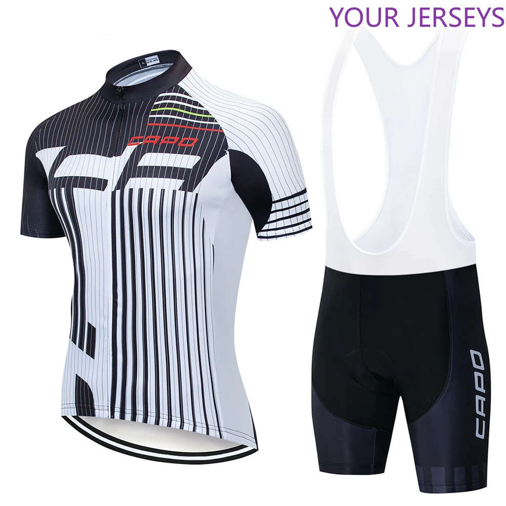 

Summer Cycling Jerseys 2020 CAPO Men Team Cycle Wear Short Sleeve Bike Clothing Maillot Ropa Ciclismo Uniformes Biking Clothes
