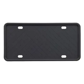 

Silicone License Plate Frame with Drainage Holes Rust-Proof Weather-Proof 2Pcs