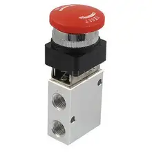 JM-322EB 13 мм резьба 2 положения 3 способ Красной пуговица-грибок воздушный механический клапан