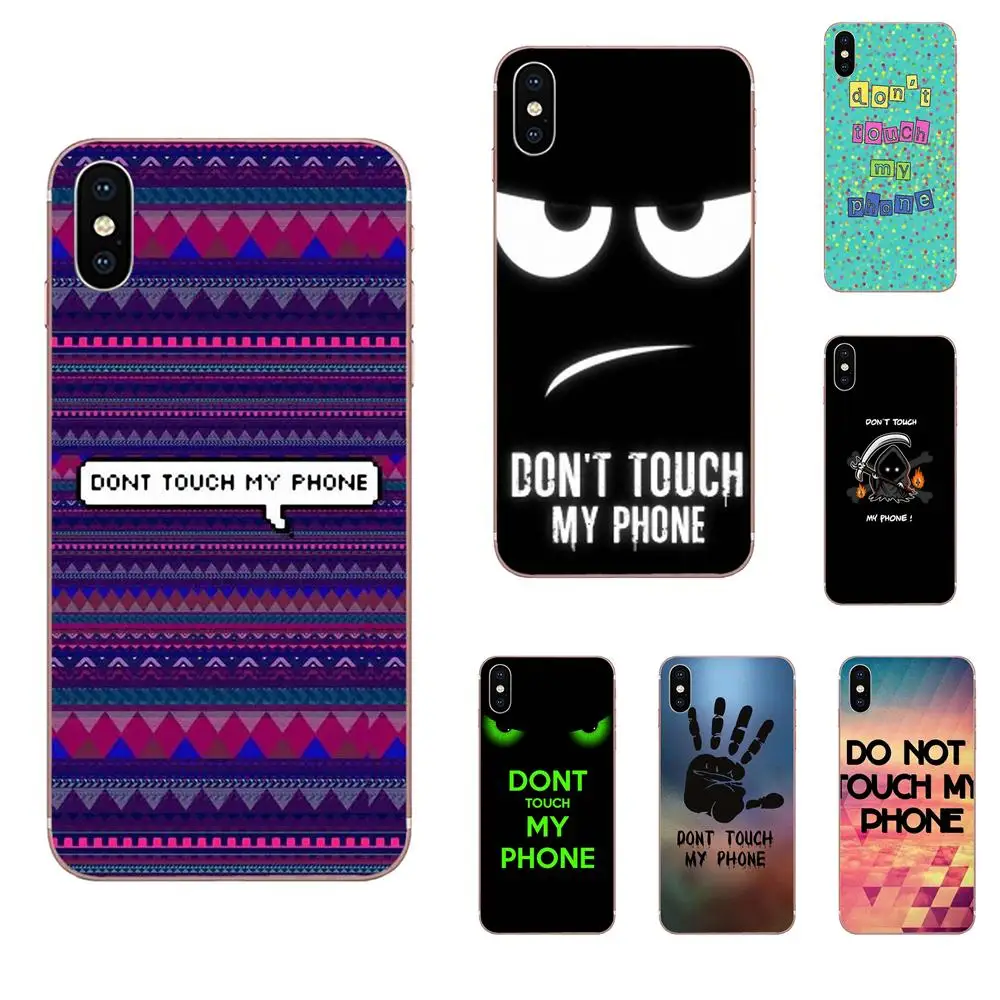 

Dont Touch My Phone Cell Soft Fashion Cover Case For Xiaomi Redmi Mi 4 7A 9T K20 CC9 CC9e Note 7 9 Y3 SE Pro Prime Go Play