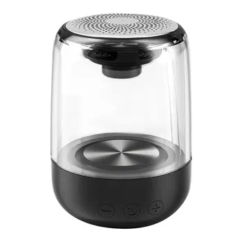 

High Stereo C7 Wireless Speaker Subwoofer Portable Colorful Lighting Car Crystal Glass Speaker Powerful Sound Bar